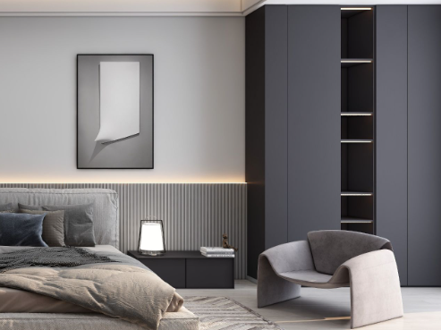 解鎖不一樣的黑白灰簡(jiǎn)約臥室