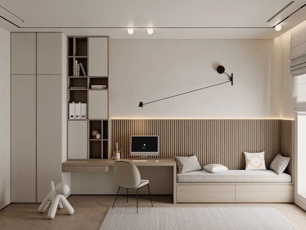 現(xiàn)在臥室收納可太卷了！又是精打細(xì)算的一天  臥室收納柜定制